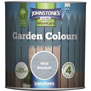 JOHNSTONE'S Johnstones Woodcare Garden Colours Paint - 1L - Wild Bluebell - Wild Bluebell