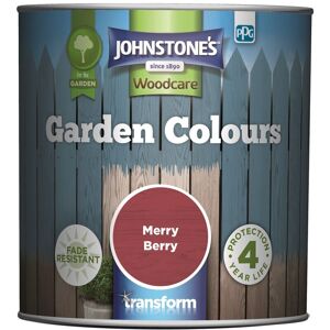 Johnstone's - Johnstones Woodcare Garden Colours Paint - 1L - Merry Berry - Merry Berry