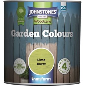 Johnstone's - Johnstones Woodcare Garden Colours Paint - 1L - Lime Burst - Lime Burst