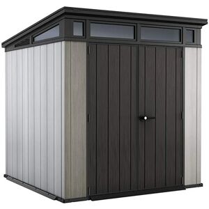 Artisan 7 x 7ft Double Door Pent Outdoor Plastic Garden Shed - Keter