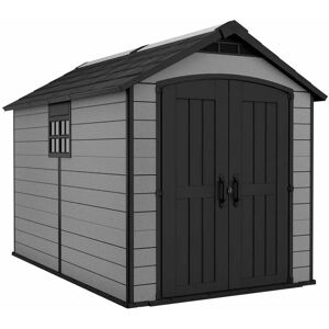 Premier Plastic Garden Shed 7.5 x 11ft - Grey - Keter