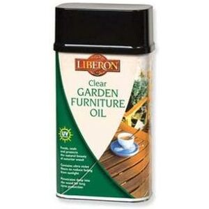 Liberon - 1L Clear Garden Furniture Oil Outdoor Wood Treatment