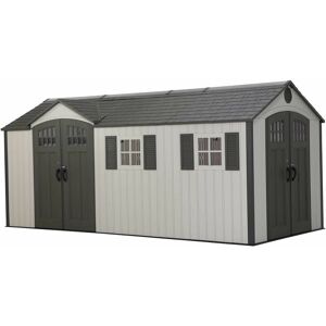 17.5 Ft. x 8 Ft. Outdoor Storage Shed - Desert Sand - Lifetime