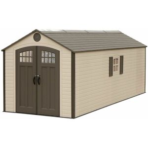 8 Ft. x 20 Ft. Outdoor Storage Shed - Desert Sand - Lifetime