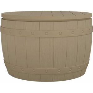 BERKFIELD HOME Mayfair 3-in-1 Garden Storage Box Light Brown Polypropylene