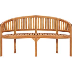 Berkfield Home - Mayfair Banana Bench 151 cm Solid Teak Wood