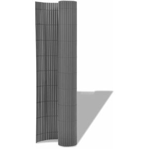 BERKFIELD HOME Mayfair Double-Sided Garden Fence pvc 90x300 cm Grey