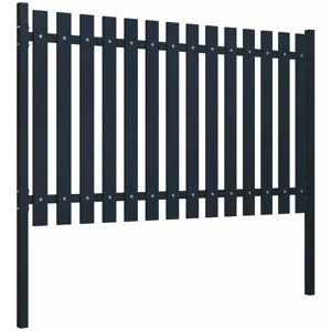 BERKFIELD HOME Mayfair Fence Panel Anthracite 174.5x100 cm Powder-coated Steel