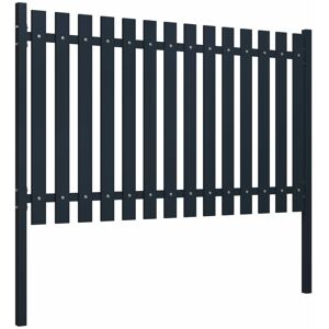 BERKFIELD HOME Mayfair Fence Panel Anthracite 174.5x125 cm Powder-coated Steel