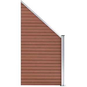 Berkfield Home - Mayfair Fence Panel wpc 95x(105-180) cm Brown