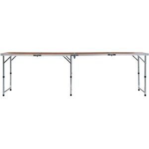 Berkfield Home - Mayfair Foldable Camping Table Aluminium 240x60 cm