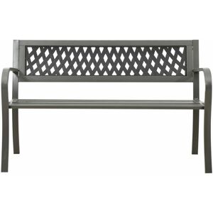 Berkfield Home - Mayfair Garden Bench 125 cm Steel Grey