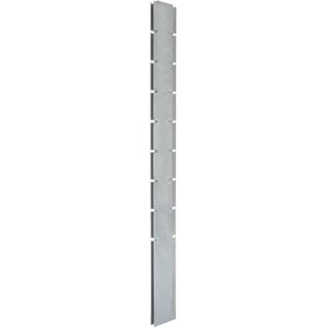 BERKFIELD HOME Mayfair Garden Fence Posts 20 pcs Silver 220 cm Galvanised Steel