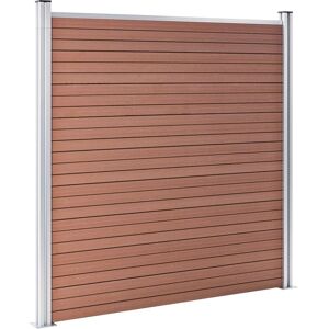 BERKFIELD HOME Mayfair Garden Fence wpc 1218x186 cm Brown