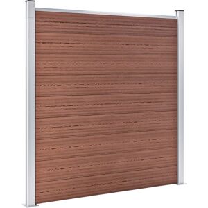 BERKFIELD HOME Mayfair Garden Fence wpc 1391x186 cm Brown