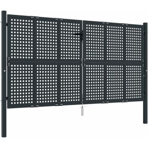 BERKFIELD HOME Mayfair Garden Gate Anthracite 300x175 cm Steel