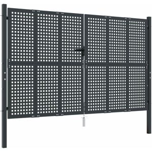 BERKFIELD HOME Mayfair Garden Gate Anthracite 300x225 cm Steel