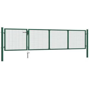 BERKFIELD HOME Mayfair Garden Gate Steel 350x75 cm Green