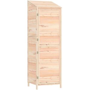 Berkfield Home - Mayfair Garden Shed 55x52x174.5 cm Solid Wood Fir