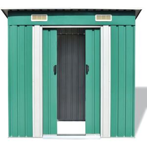 BERKFIELD HOME Mayfair Garden Shed Green Metal