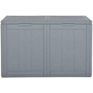 Berkfield Home - Mayfair Garden Storage Box 180L Grey pp Rattan