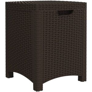 Berkfield Home - Mayfair Garden Storage Box 39x39x46 cm pp Rattan Brown