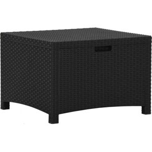 Berkfield Home - Mayfair Garden Storage Box 60x54x41 cm pp Rattan Graphite