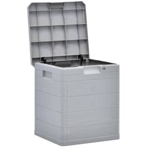 Berkfield Home - Mayfair Garden Storage Box 90 l Light Grey