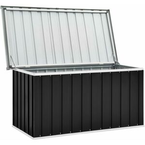 Berkfield Home - Mayfair Garden Storage Box Anthracite 129x67x65 cm