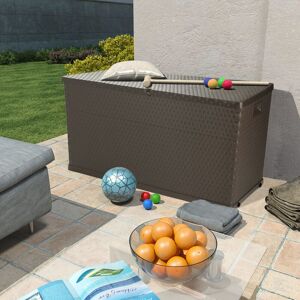 Berkfield Home - Mayfair Garden Storage Box Brown 120x56x63 cm pp Rattan