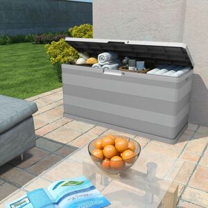 Berkfield Home - Mayfair Garden Storage Box Grey 117x45x56 cm