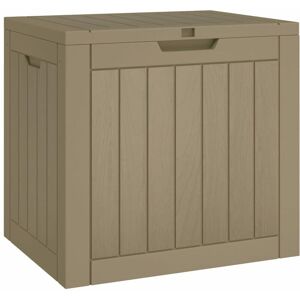 Berkfield Home - Mayfair Garden Storage Box Light Brown 55.5x43x53 cm Polypropylene