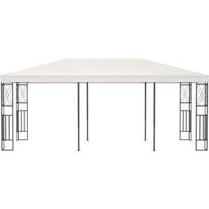 BERKFIELD HOME Mayfair Gazebo 3x6 m Cream Fabric