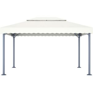 BERKFIELD HOME Mayfair Gazebo 400x300 cm Cream Aluminium