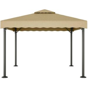 Berkfield Home - Mayfair Gazebo Taupe 3x3 m Aluminium and Steel