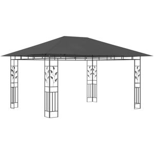 BERKFIELD HOME Mayfair Gazebo with Mosquito Net 4x3x2.73 m Anthracite 180 g/m²