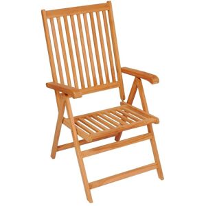 BERKFIELD HOME Mayfair Reclining Garden Chairs 8 pcs Solid Teak Wood