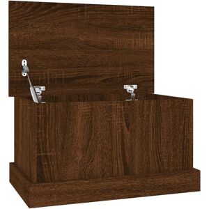 Berkfield Home - Mayfair Storage Box Brown Oak 50x30x28 cm Engineered Wood