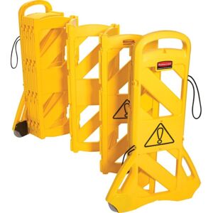 Portable Mobile Barrier - Yellow - Rubbermaid