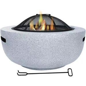 Groundlevel - Monaco fire pit bowl - Grey - Grey