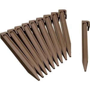 Berkfield Home - Nature Garden Anchor Pegs 10 pcs Taupe