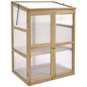 Neo Direct - Neo Large Wood Greenhouse Cold Frame Garden Flower Vegetable Planting Box Growhouse