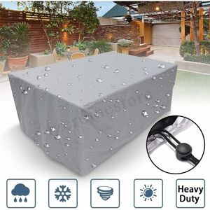 Langray - Outdoor furniture cover with vents, waterproof, windbreaker, uv resistant, windbreaker, uv resistant, suitable for the house and outside