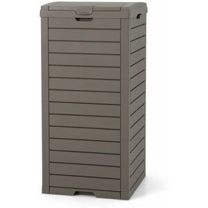 Costway - Outdoor Trash Waste Bin 140 l Large Trash Bin with Lid & Pull-out Liquid Tray