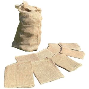 Selections - Pack of 10 Large Hessian Jute Potato Storage Sacks