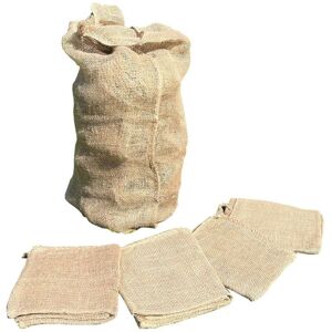 SELECTIONS Pack of 5 Large Hessian Jute Potato Storage Sacks