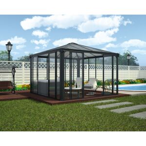 PALRAM - CANOPIA Canopia Ledro 3.6 X 3.6 Aluminum Enclosed Gazebo