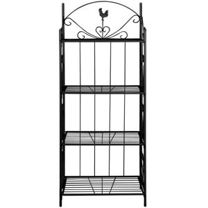 Berkfield Home - Plant Rack Square Black