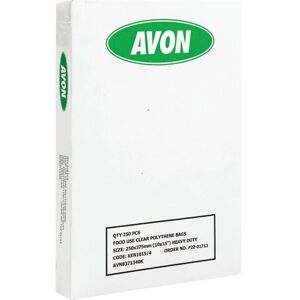 Avon - 10X15 Heavy Duty Polythene Bags (Pk-250) - Transparent