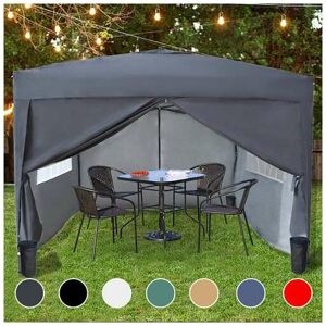 Birchtree - Pop Up Gazebo 3X3M Grey